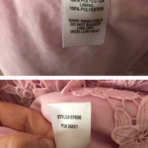 Lulu’s Pink Lace Dress - Picture 5 of 5
